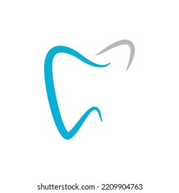 Detener el diseño del logotipo. Diseño del logotipo de dentista