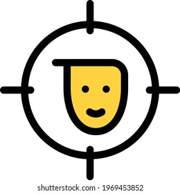Vektorfarbenzeilensymbol erkennen