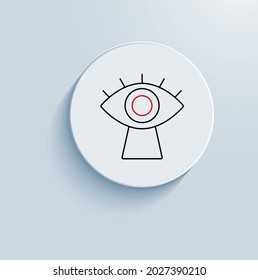 Detecting intruders and criminals icon