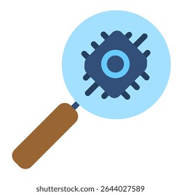 detection chip icon for illustration