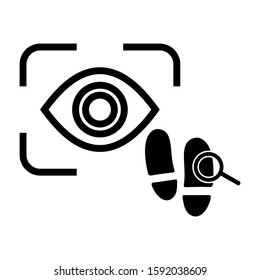 detection icon isolated sign symbol vector illustration - high quality black style vector icons
