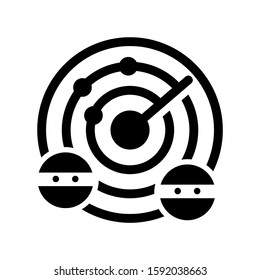 detection icon isolated sign symbol vector illustration - high quality black style vector icons
