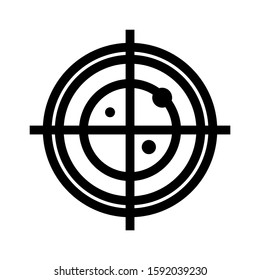 detection icon isolated sign symbol vector illustration - high quality black style vector icons
