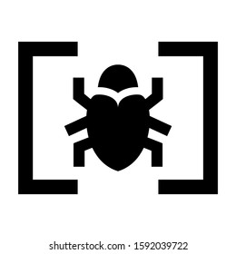 detection icon isolated sign symbol vector illustration - high quality black style vector icons
