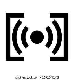 detection icon isolated sign symbol vector illustration - high quality black style vector icons
