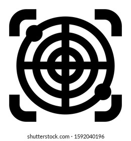 detection icon isolated sign symbol vector illustration - high quality black style vector icons
