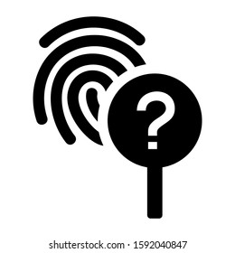 detection icon isolated sign symbol vector illustration - high quality black style vector icons
