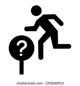 detection icon isolated sign symbol vector illustration - high quality black style vector icons
