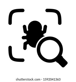 detection icon isolated sign symbol vector illustration - high quality black style vector icons
