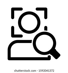 detection icon isolated sign symbol vector illustration - high quality black style vector icons
