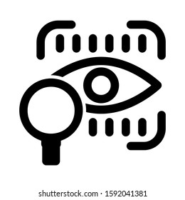 detection icon isolated sign symbol vector illustration - high quality black style vector icons
