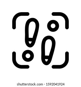 detection icon isolated sign symbol vector illustration - high quality black style vector icons
