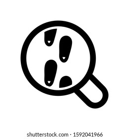 detection icon isolated sign symbol vector illustration - high quality black style vector icons
