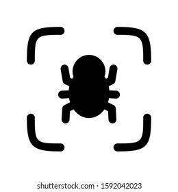 detection icon isolated sign symbol vector illustration - high quality black style vector icons

