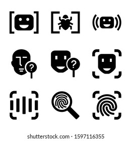detection icon isolated sign symbol vector illustration - high quality black style vector icons

