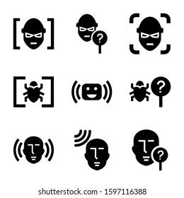 detection icon isolated sign symbol vector illustration - high quality black style vector icons
