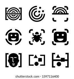 detection icon isolated sign symbol vector illustration - high quality black style vector icons
