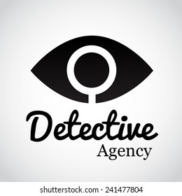 Detective Agency. Vector illustration.