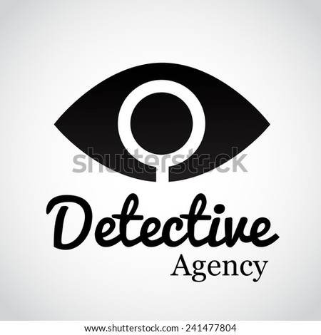 Detective Agency. Vector illustration.