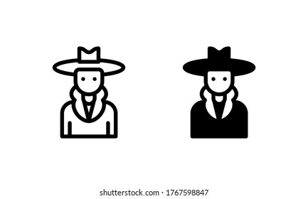 Detective, Agent, Spy Icon, Logo, Vector