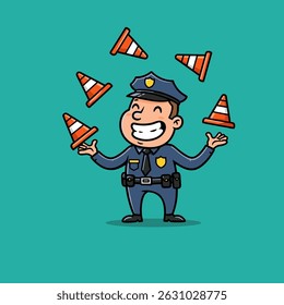  Um detetive analisando pistas sobre uma cena de crime.