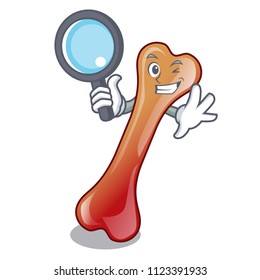 Detective bone jelly candy character cartoon