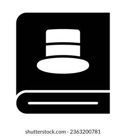 Detective Book Vector Glyph Icon For Personal And Commercial Use.
