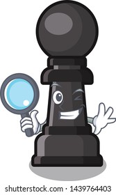 Detective chess pawn toy the shape mascot