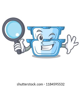 Detective double boiler character for the steaming food
