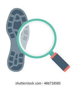 
Detective Foot Vector Icon
