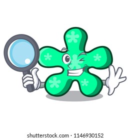 Detective free form character cartoon