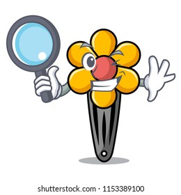 Detective hair clip character cartoon