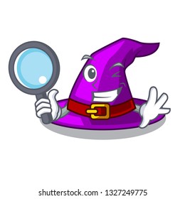 Detective with hat in the character closet