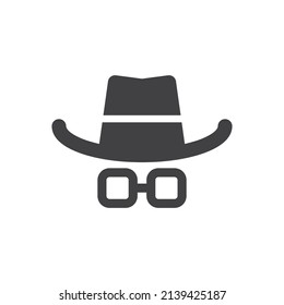 Detective Hat Icon Sign Symbol