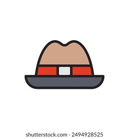 Detective Hat Icon Vector Illustration