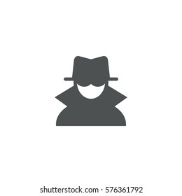 Detective Icon. Sign Design