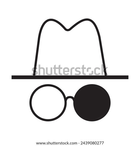 detective icon vector design. detective illustration vector design