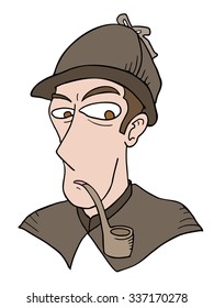 Detective illustration 