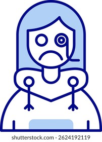 Detective Line Vector Diseño de iconos