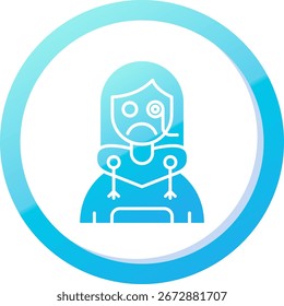 Detective Line Vector Diseño de iconos