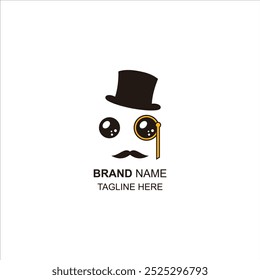 Detective logo with color yellow and black