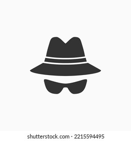 detective logo design vector illustration template