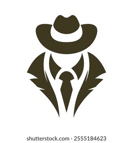 Detective logo icon design template