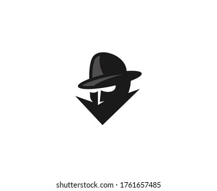 Detective Logo Spy Agent Vector Icon Stock Vector (Royalty Free ...