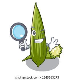 Detective luffa isolated with in the character