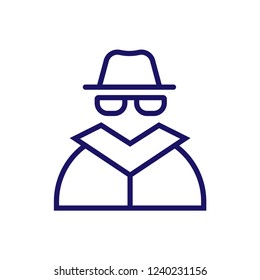 Detective outline icon