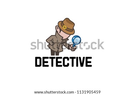Detective Sheriff Logo Symbol Vector Design Illustration