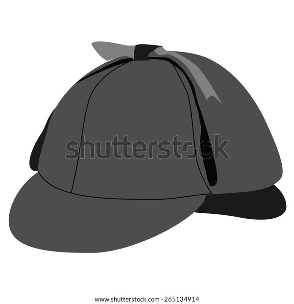 Detective Sherlock Holmes Hat Vector Isolated Stock Vector (Royalty Free) 265134914 | Shutterstock