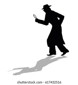 Detective silhouette