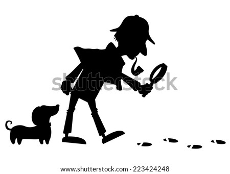 Detective silhouette